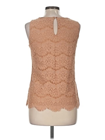 Rose + Olive Sleeveless Blouse (view 2)