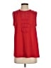 Halogen Red Sleeveless Blouse Size S - photo 1