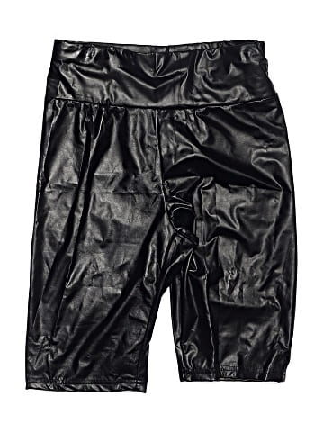 Shein Faux Leather Shorts (view 1)