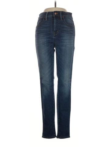 Madewell 10" High-Rise Skinny Jeans in Danny Wash: TENCEL&trade; Denim Edition (view 1)