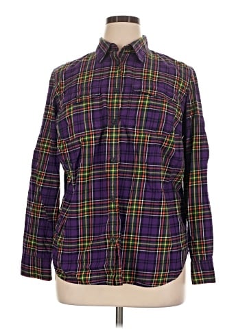 Lauren Jeans Co. Long Sleeve Button-Down Shirt (view 1)