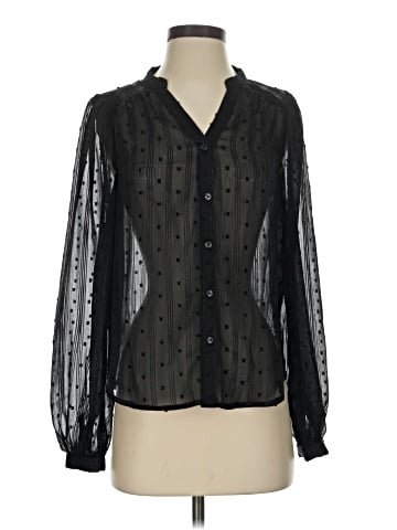 Just Fab Long Sleeve Blouse (view 1)
