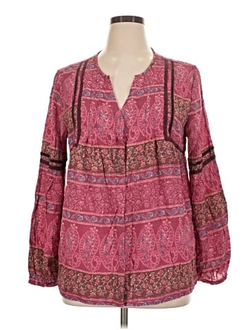 St. John's Bay Long Sleeve Blouse (view 1)