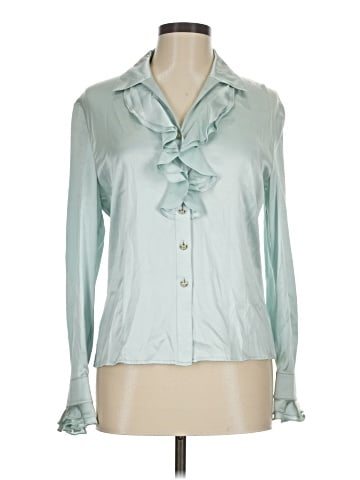 St. John Long Sleeve Silk Top (view 1)