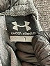 Under Armour 100% Polyester Graphic Gray Athletic Shorts Size 7 - photo 3