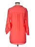 Mossimo 100% Polyester Orange 3/4 Sleeve Blouse Size M - photo 2
