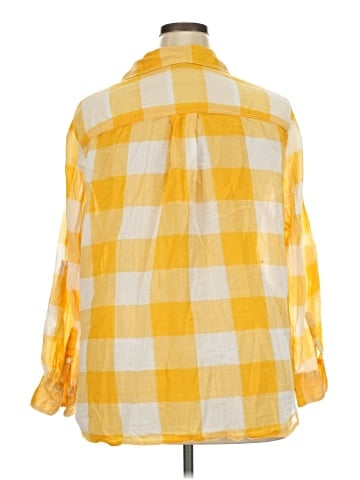Lane Bryant Long Sleeve Button-Down Shirt (view 2)