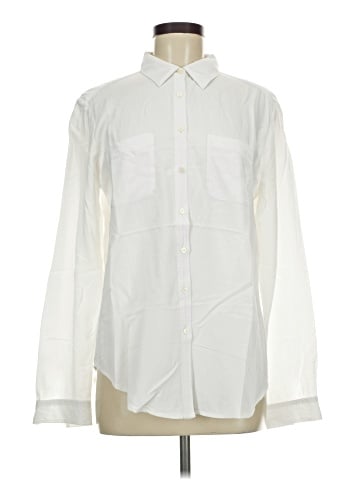 Ann Taylor LOFT Long Sleeve Button-Down Shirt (view 1)