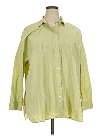 Madewell 3/4 Sleeve Button-Down Shirt (view 1)