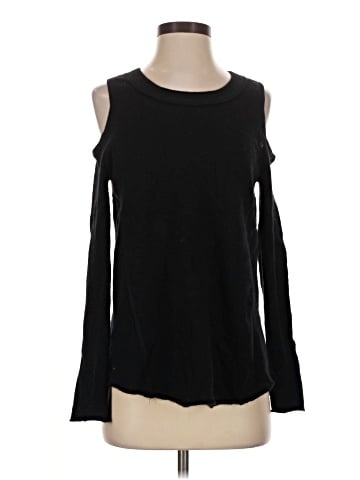 Aqua Cashmere Pullover Sweater (view 1)