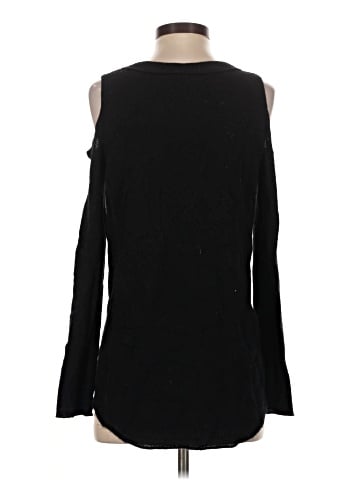 Aqua Cashmere Pullover Sweater (view 2)