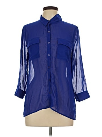Olive and Oak 3/4 Sleeve Button-Down Shirt (view 1)