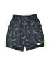 Nike 100% Polyester Print Green Athletic Shorts Size 5 - photo 1