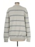 Chaps 100% Cotton Stripes Gray Pullover Sweater Size M - photo 2