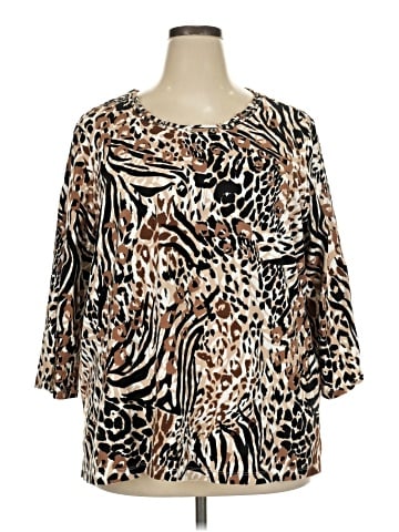 Alfred Dunner 3/4 Sleeve Blouse (view 1)