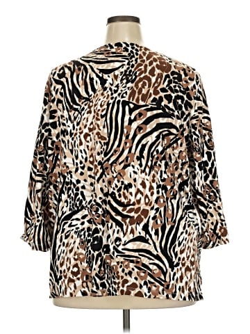 Alfred Dunner 3/4 Sleeve Blouse (view 2)