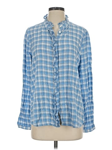 Ann Taylor LOFT Long Sleeve Button-Down Shirt (view 1)