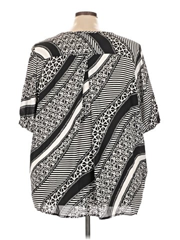 Roaman's Short Sleeve Blouse (view 2)