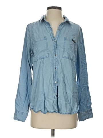 CALVIN KLEIN JEANS Long Sleeve Button-Down Shirt (view 1)