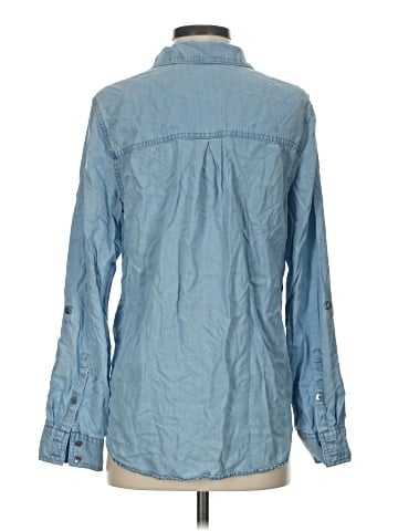 CALVIN KLEIN JEANS Long Sleeve Button-Down Shirt (view 2)