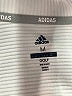 Adidas 100% Polyester White Track Jacket Size M - photo 6