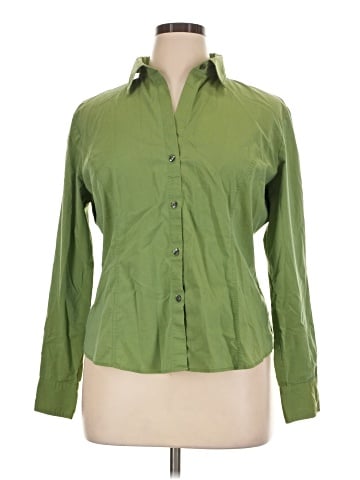 New York & Company Long Sleeve Button-Down Shirt (view 1)