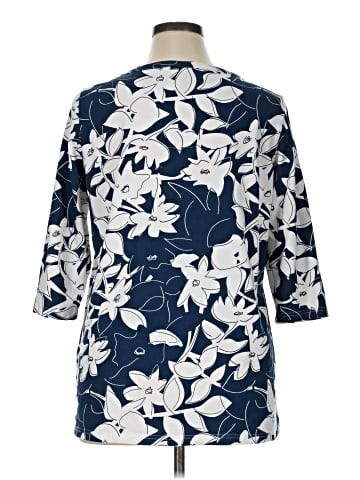 Ulla Popken 3/4 Sleeve T-Shirt (view 2)