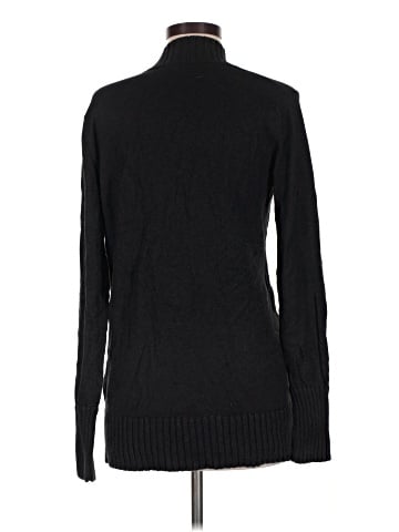 Aqua Silk Pullover Sweater (view 2)