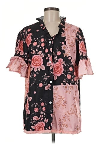 Unbranded Short Sleeve Blouse (view 1)