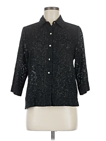 Relativity 3/4 Sleeve Button-Down Shirt (view 1)