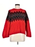 Divided by H&M 100% Polyester Chevron-herringbone Red Pullover Sweater Size 6 - photo 1