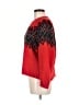 Divided by H&M 100% Polyester Chevron-herringbone Red Pullover Sweater Size 6 - photo 5