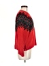 Divided by H&M 100% Polyester Chevron-herringbone Red Pullover Sweater Size 6 - photo 4