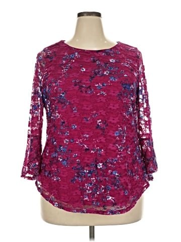 Elle 3/4 Sleeve Blouse (view 1)