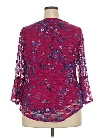Elle 3/4 Sleeve Blouse (view 2)