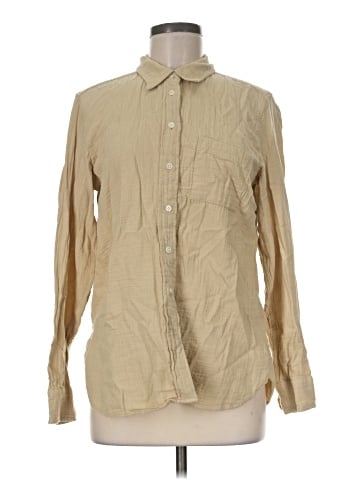 J.Crew Factory Store Long Sleeve Button-Down Shirt (view 1)