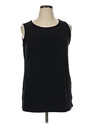 Susan Graver Sleeveless T-Shirt (view 1)