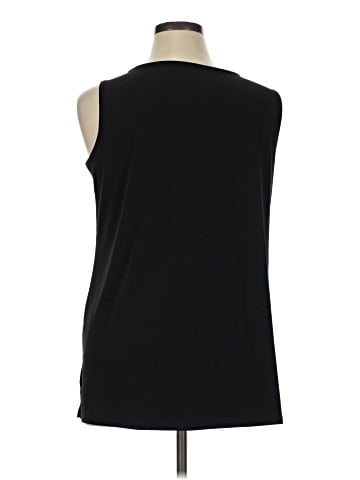 Susan Graver Sleeveless T-Shirt (view 2)