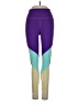 Fabletics Color Block Purple Active Pants Size S - photo 1