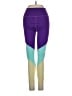 Fabletics Color Block Purple Active Pants Size S - photo 2