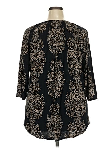 Lucky Brand 3/4 Sleeve Blouse (view 2)