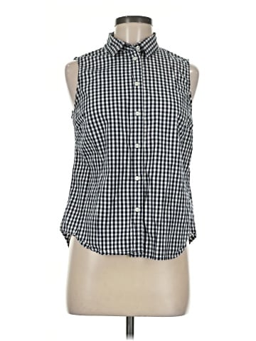 J.Crew Factory Store Sleeveless Button-Down Shirt (view 1)