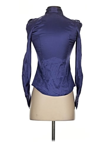 Armani Exchange Long Sleeve Silk Top (view 2)