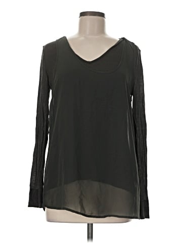 Ecru Long Sleeve T-Shirt (view 1)