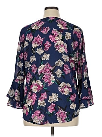 Liz Claiborne 3/4 Sleeve Blouse (view 2)