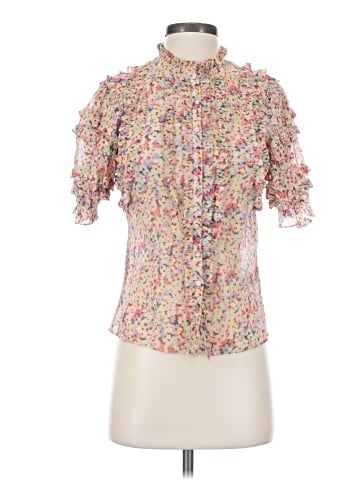 Rebecca Taylor Short Sleeve Blouse (view 1)
