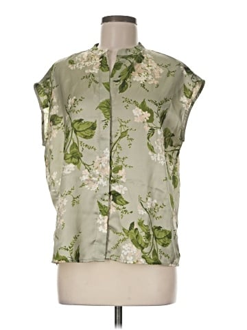 Elie Tahari Sleeveless Button-Down Shirt (view 1)