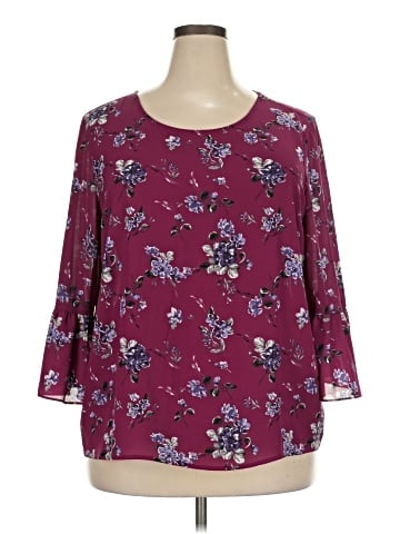 Elle 3/4 Sleeve Blouse (view 1)