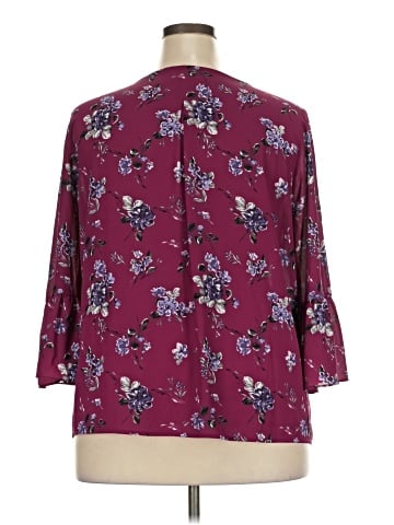 Elle 3/4 Sleeve Blouse (view 2)