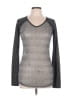 Miss Me Metallic Silver Pullover Sweater Size L - photo 1